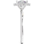 1.08 Carat Blossom Halo Diamond Ring