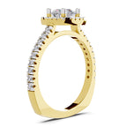 1.17 Carat Halo Diamond Ring