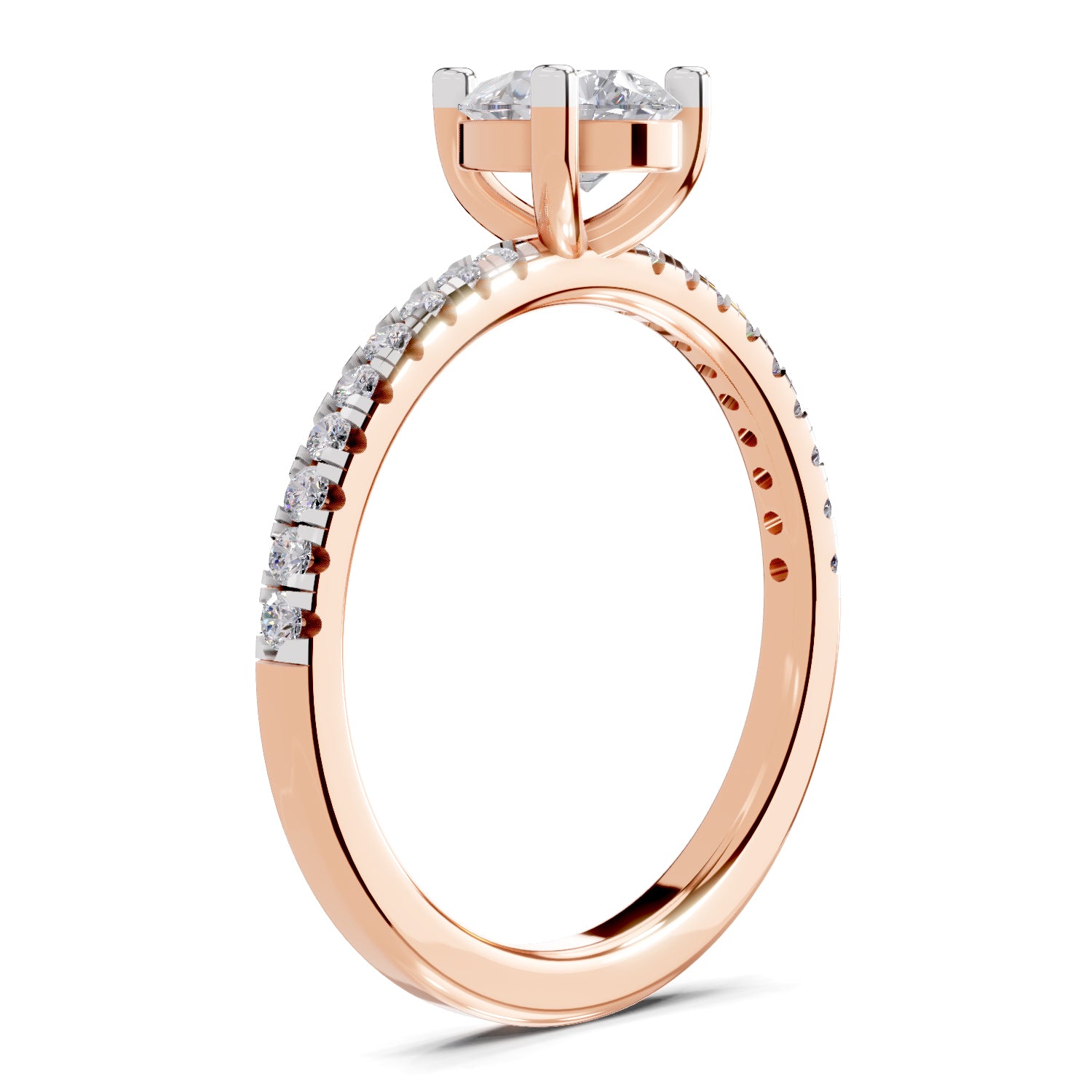0.97 Carat Pear Shape Diamond Ring