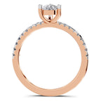 0.97 Carat Pear Shape Diamond Ring