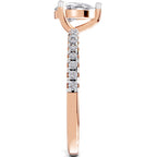 0.97 Carat Pear Shape Diamond Ring