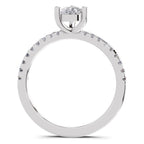 0.97 Carat Pear Shape Diamond Ring