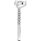 0.97 Carat Pear Shape Diamond Ring
