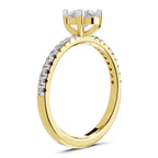 0.97 Carat Pear Shape Diamond Ring