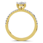 0.97 Carat Pear Shape Diamond Ring