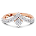 0.97 Carat Pear Shape Diamond Ring
