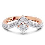 0.97 Carat Pear Shape Diamond Ring