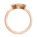 1.05 Carat Princess Shape 3 Stone Diamond Ring
