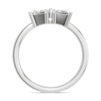 1.05 Carat Princess Shape 3 Stone Diamond Ring