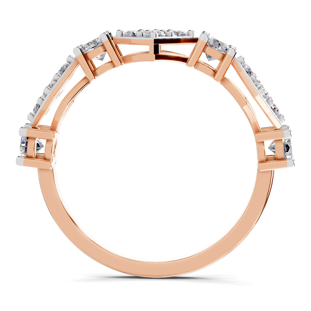 0.81 Carat Cluster Diamond Ring