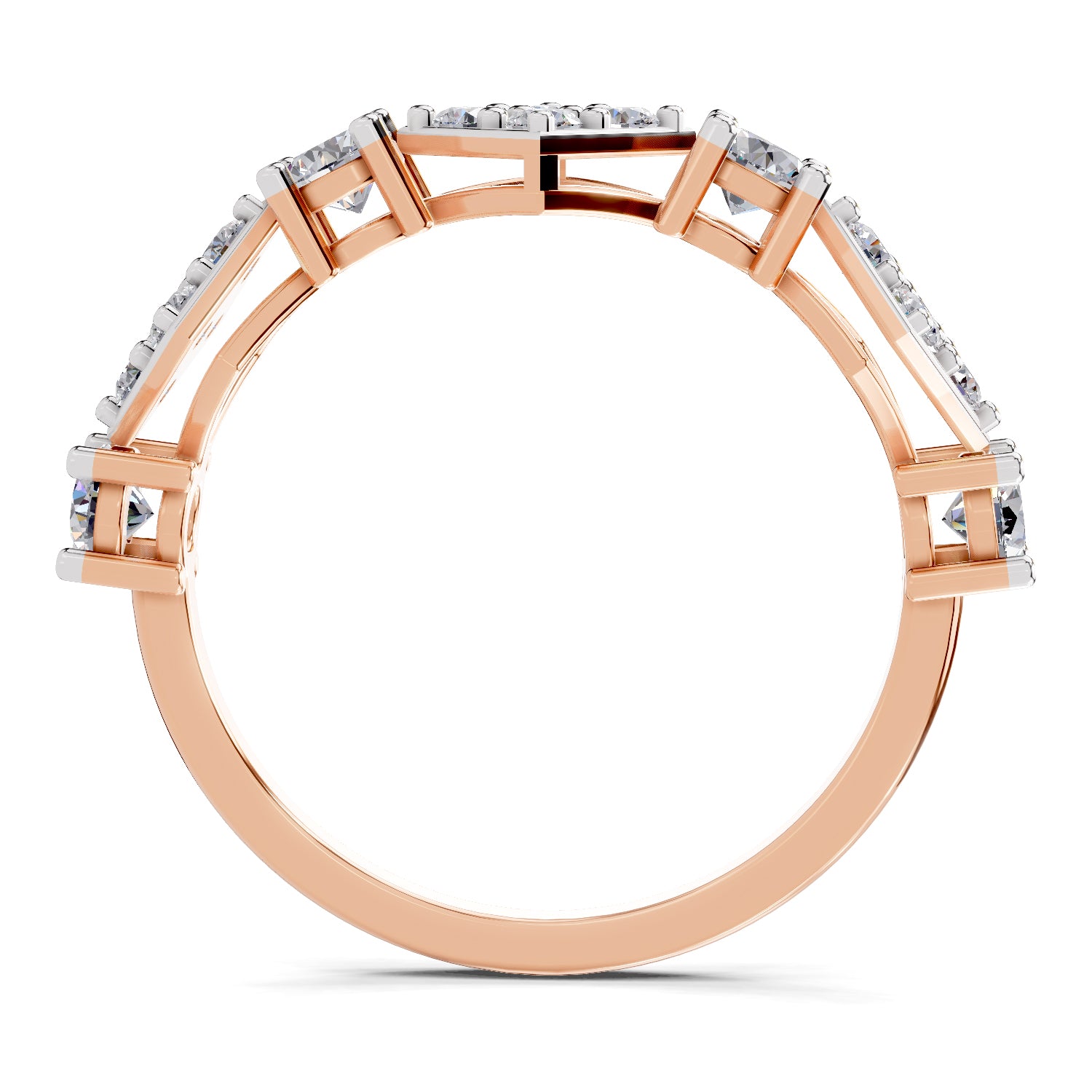 0.81 Carat Cluster Diamond Ring