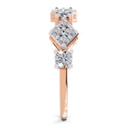 0.81 Carat Cluster Diamond Ring