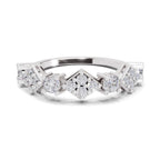 0.81 Carat Cluster Diamond Ring