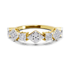 0.81 Carat Cluster Diamond Ring
