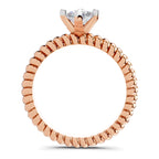 1.25 Carat Marquise Shape Solitaire Diamond Ring
