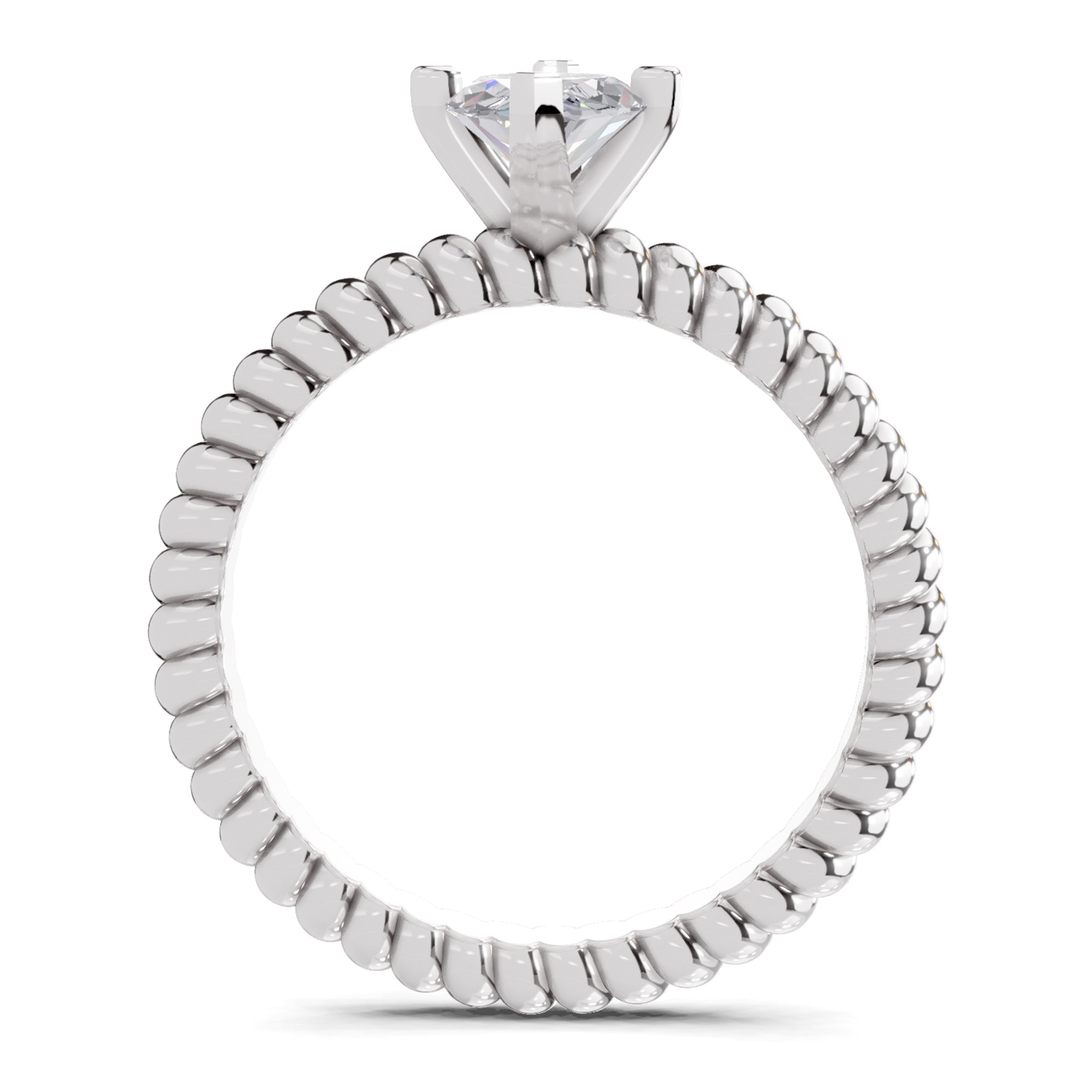 1.25 Carat Marquise Shape Solitaire Diamond Ring