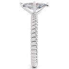 1.25 Carat Marquise Shape Solitaire Diamond Ring
