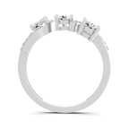 0.97 Carat Diamond Three-Stone Ring