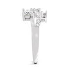 0.97 Carat Diamond Three-Stone Ring
