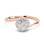 Sparkles Halo Diamond Engagement Ring