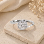 Sparkles Halo Diamond Engagement Ring