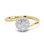 Sparkles Halo Diamond Engagement Ring