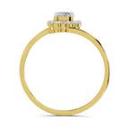 Sparkles Halo Diamond Engagement Ring