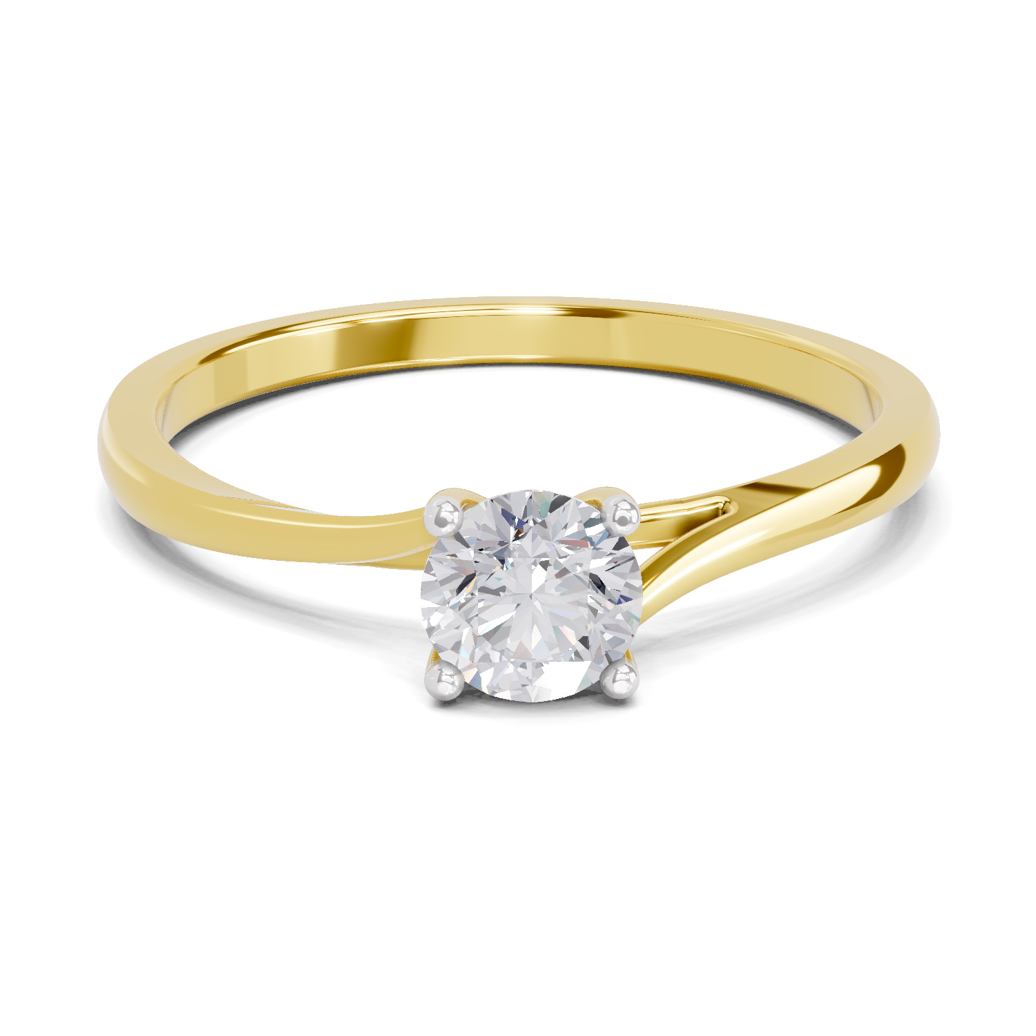 0.39 Carat Classic Solitaire Engagement Ring