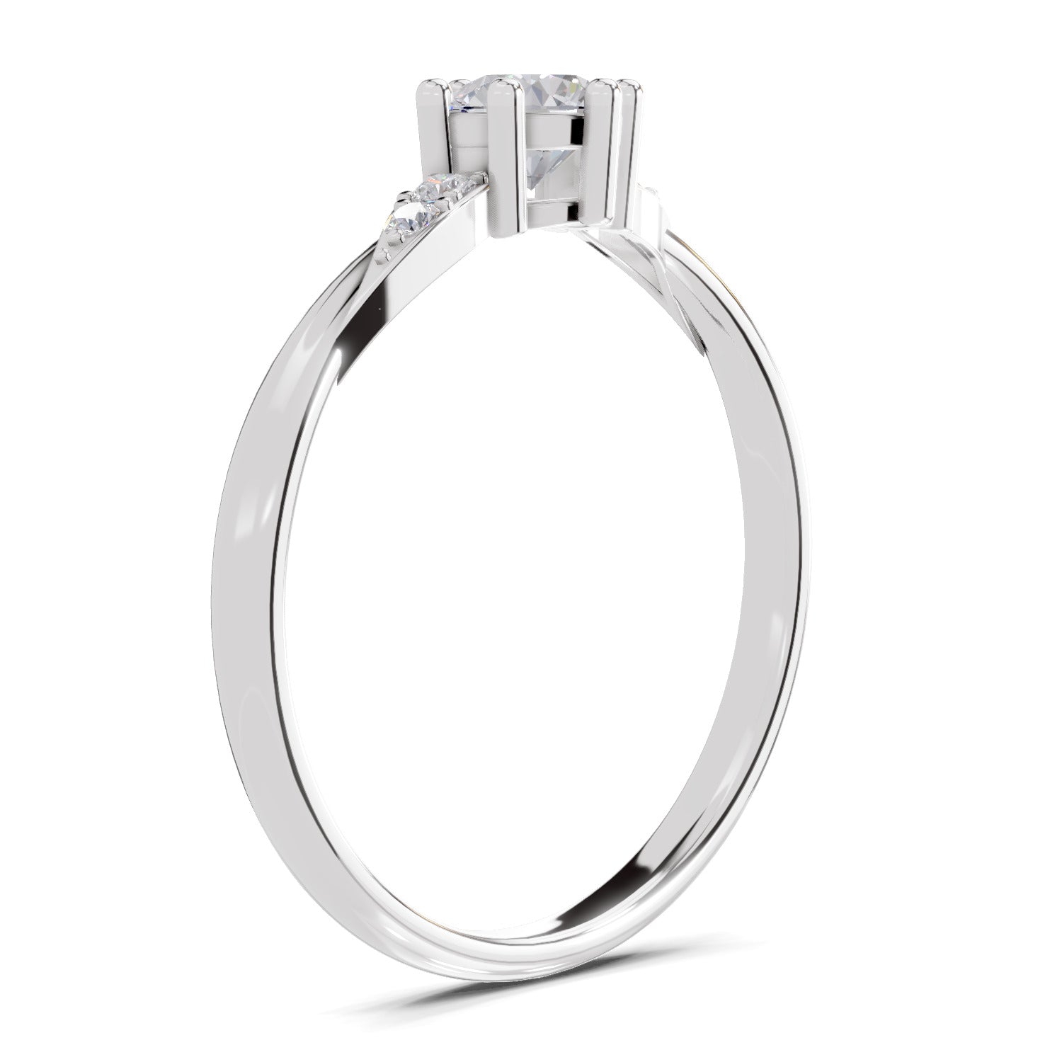 Sparkles 0.36 Ct Lab Grown Diamond Eternal Spark Ring
