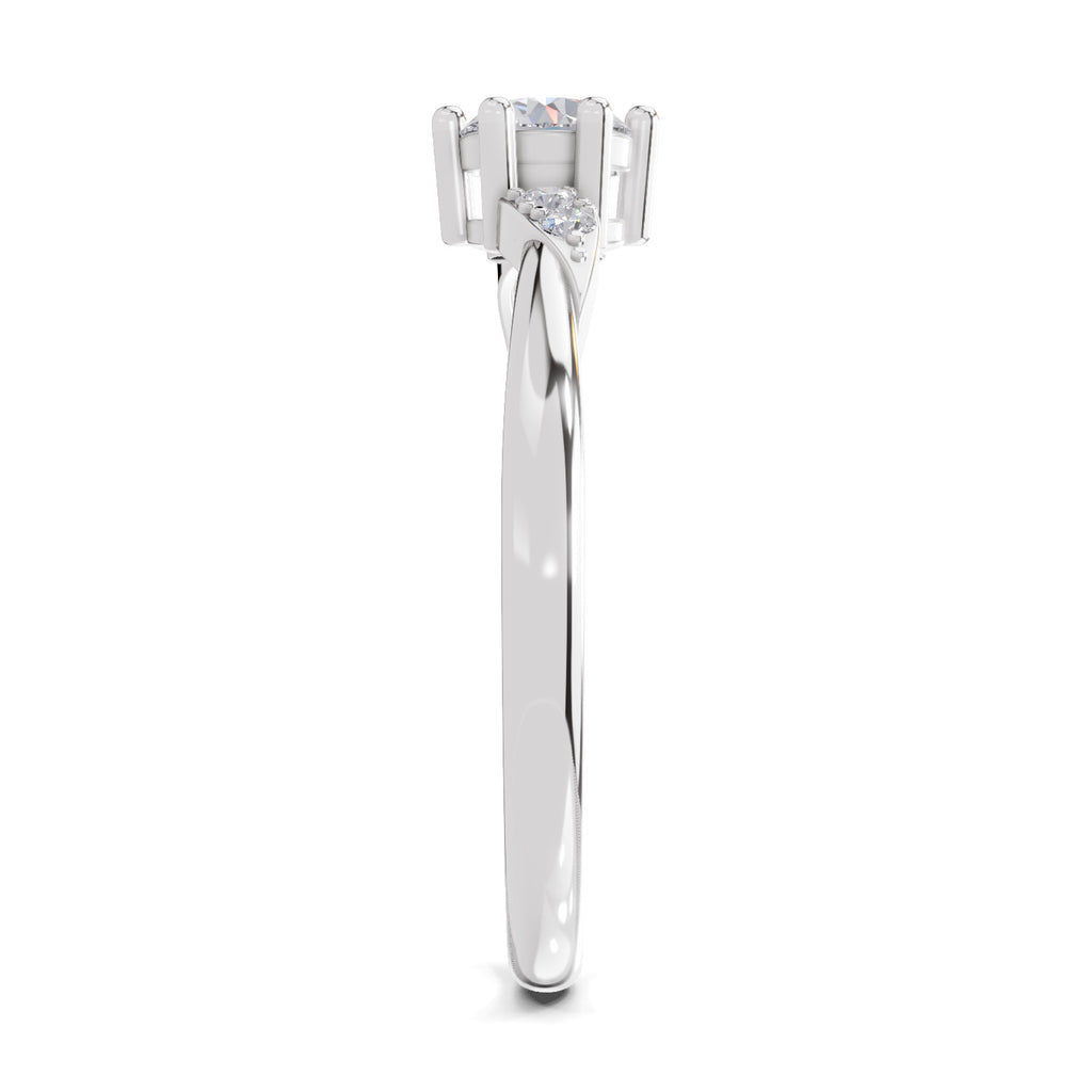 Sparkles 0.36 Ct Lab Grown Diamond Eternal Spark Ring