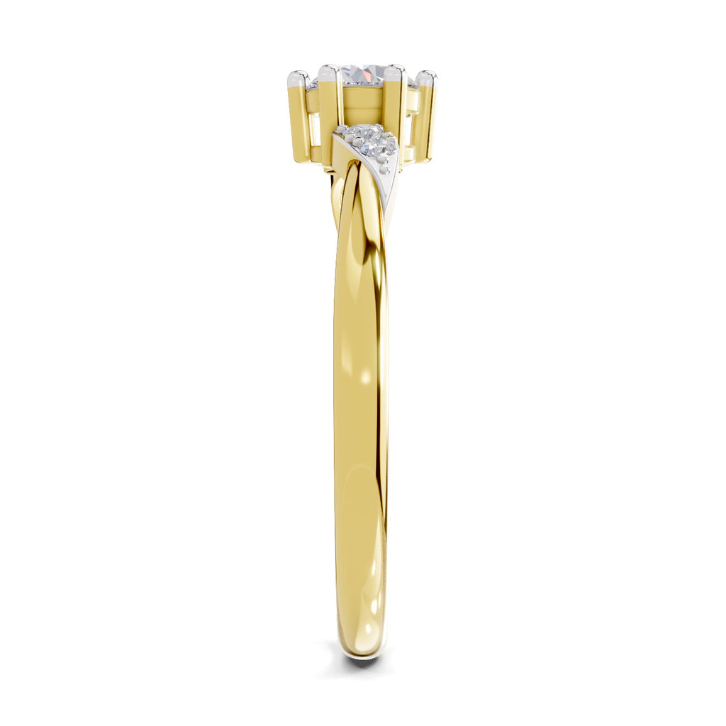 Sparkles 0.36 Ct Lab Grown Diamond Eternal Spark Ring