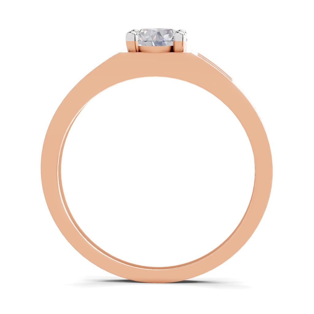 0.98 Carat Square Cluster Accent Rings