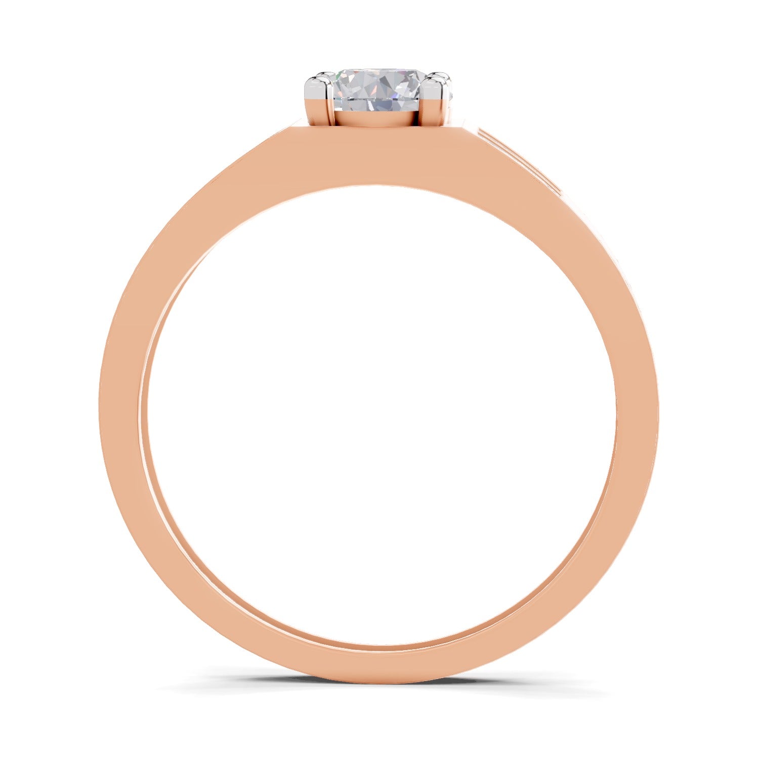 0.98 Carat Square Cluster Accent Rings