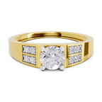 0.98 Carat Square Cluster Accent Rings