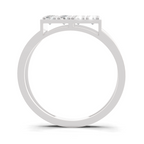 0.94 Carat Signet With Pave Rings