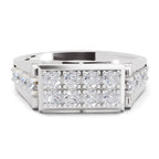 0.94 Carat Luxe Grid Rings