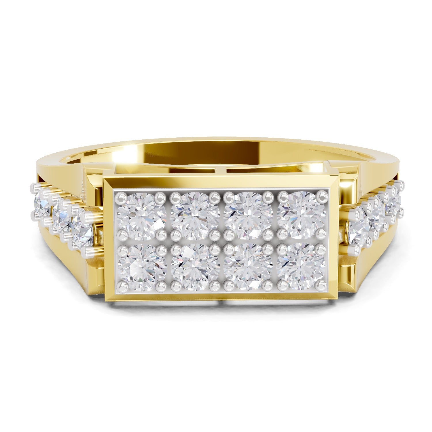 0.94 Carat Luxe Grid Rings