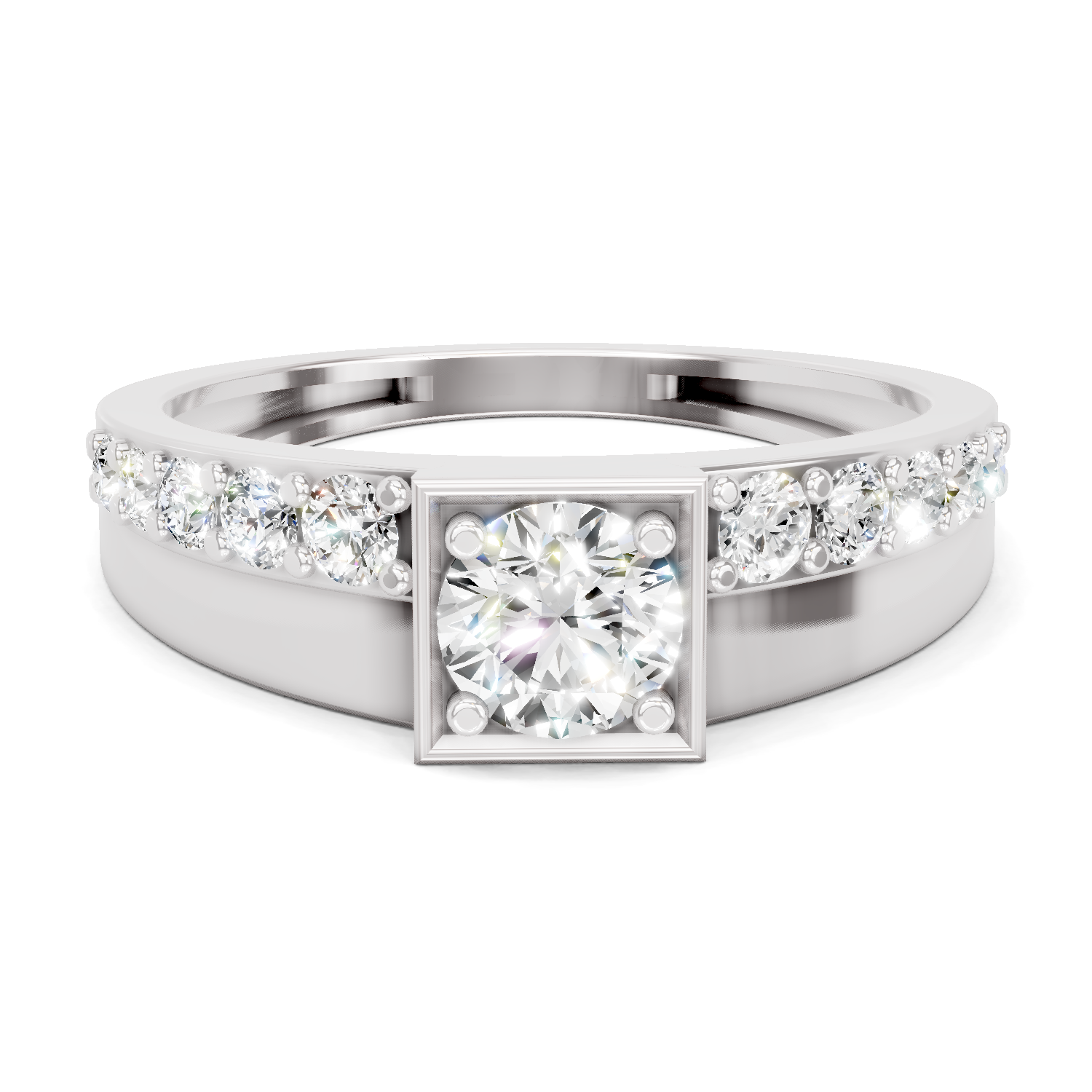 0.98 Carat Forever Flame Rings