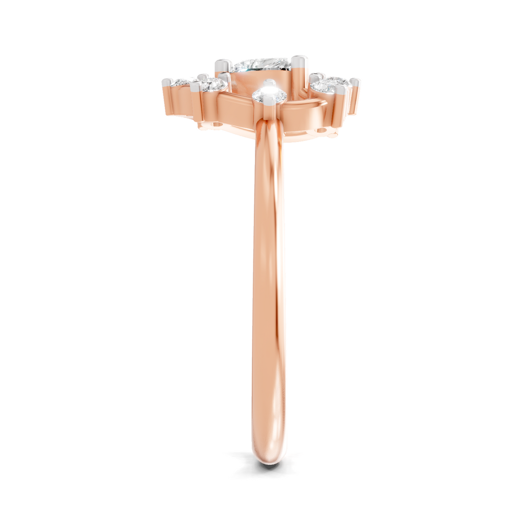 0.44 Carat Heart Diamond Ring