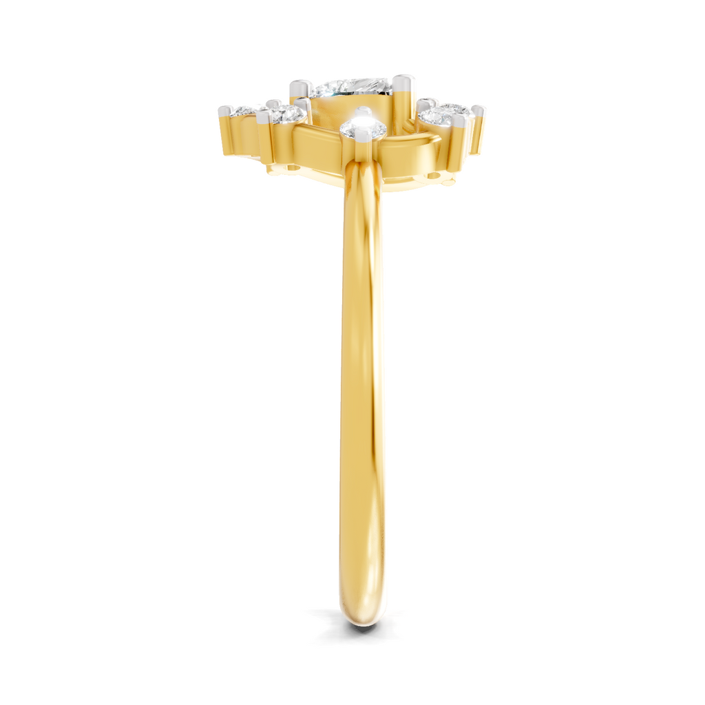 0.44 Carat Heart Diamond Ring