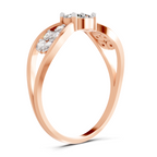 0.45 Carat Oval Diamond Solitaire Ring
