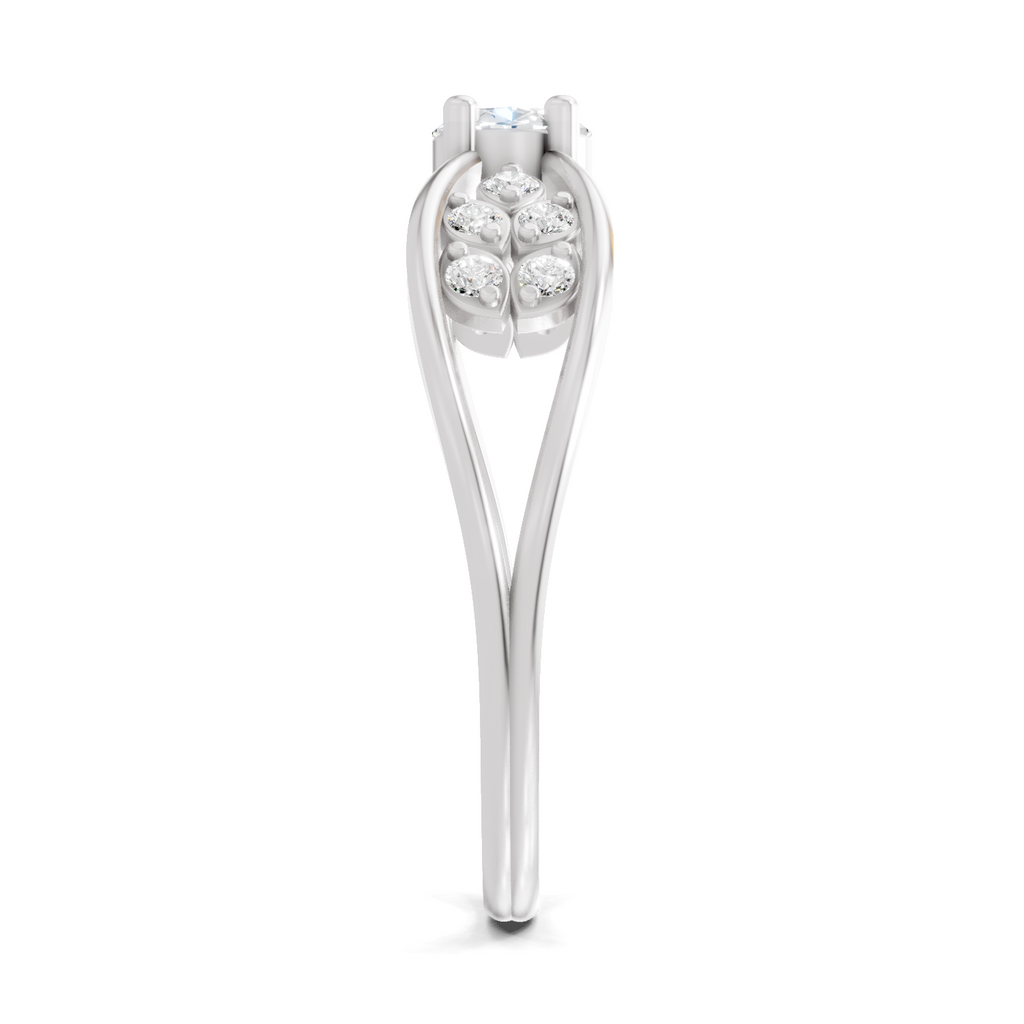 0.45 Carat Oval Diamond Solitaire Ring