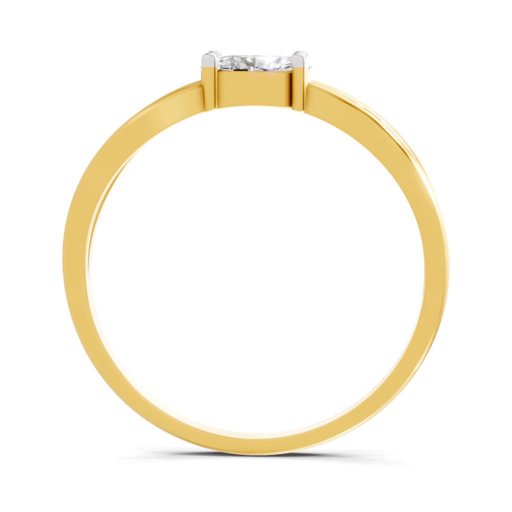 0.45 Carat Oval Diamond Solitaire Ring