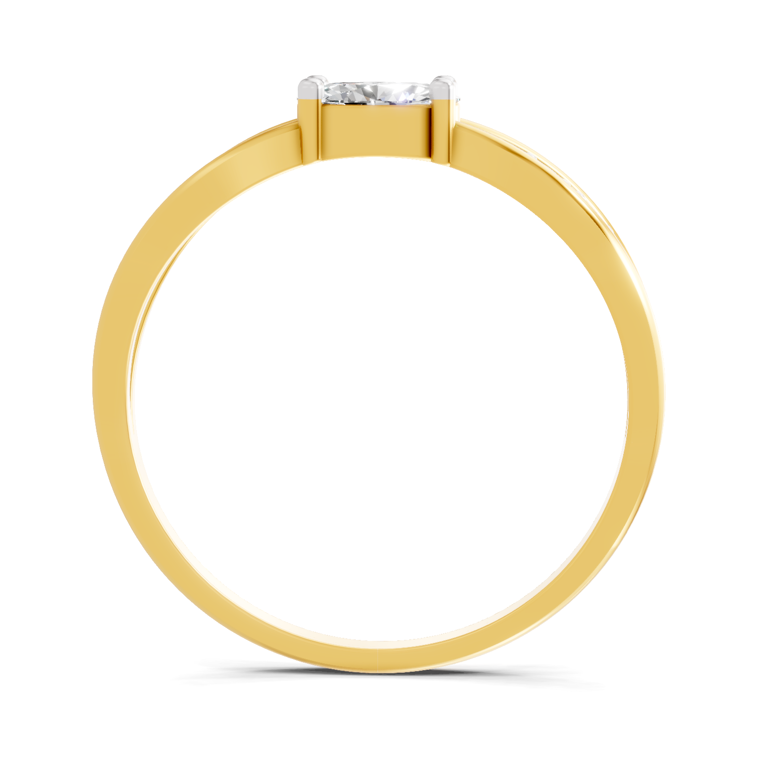 0.45 Carat Oval Diamond Solitaire Ring