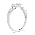 0.47 Carat Pear Shape Diamond Floral Ring