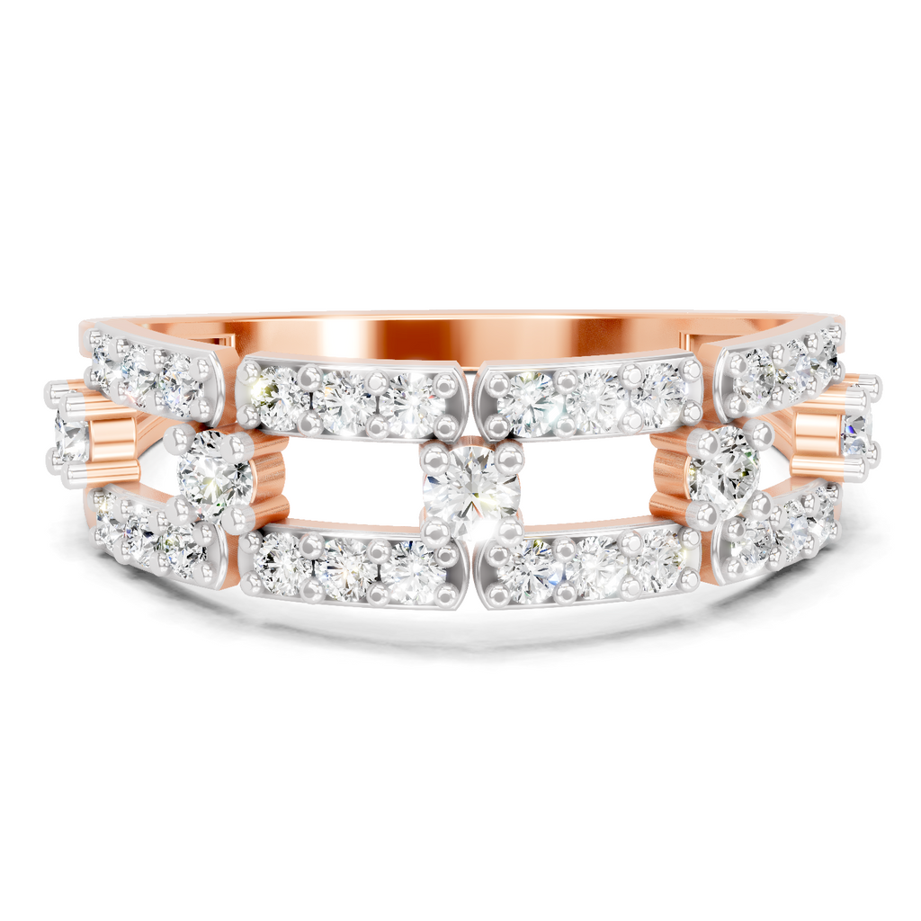 Sparkles 0.46 Ct Lab Grown Diamond Bridge Ring