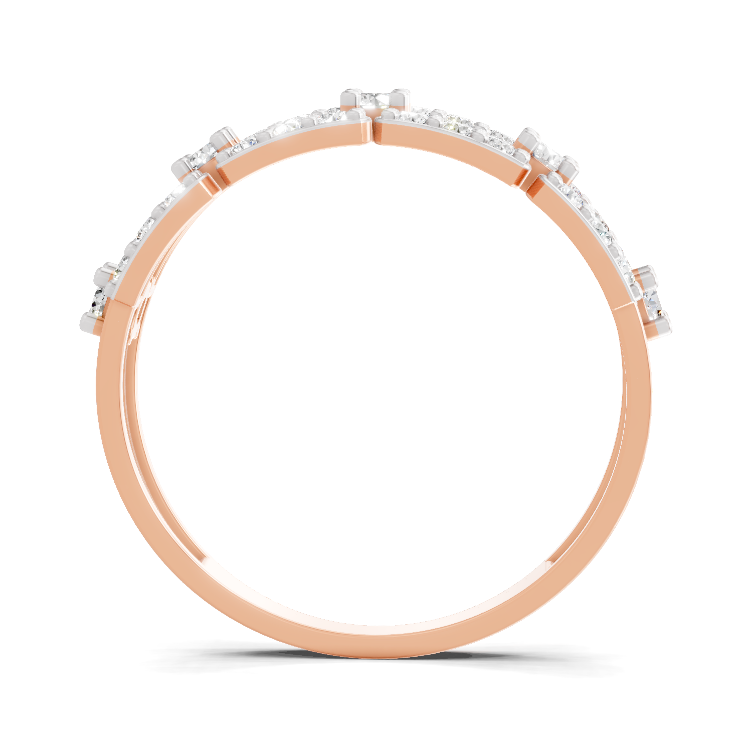 Sparkles 0.46 Ct Lab Grown Diamond Bridge Ring