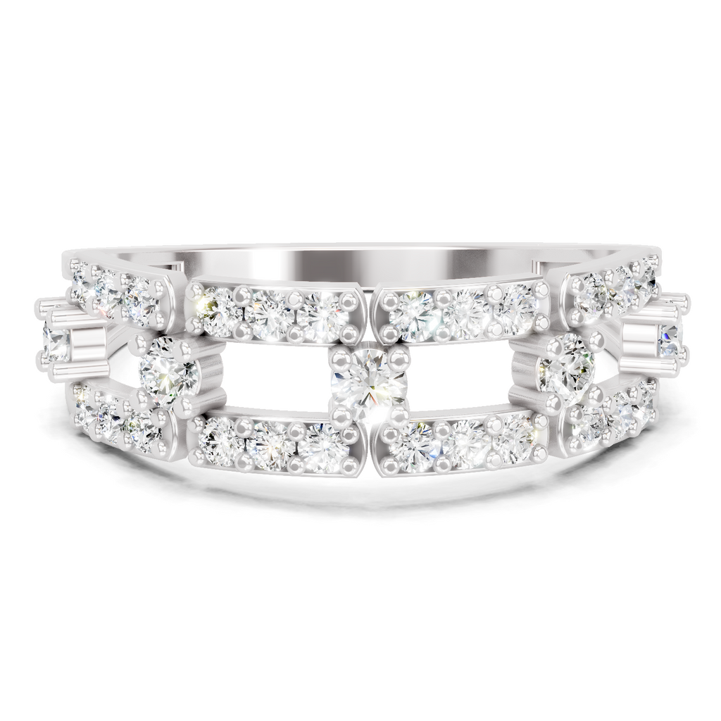 Sparkles 0.46 Ct Lab Grown Diamond Bridge Ring