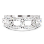 Sparkles 0.46 Ct Lab Grown Diamond Bridge Ring