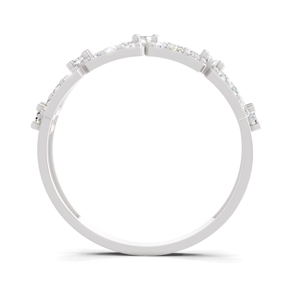 Sparkles 0.46 Ct Lab Grown Diamond Bridge Ring